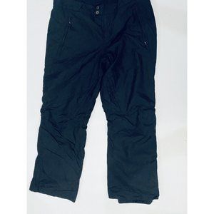 Columbia Women's Snow Ski Snowboard Pants Large Black Ladies Nylon